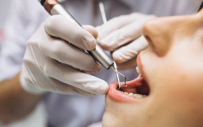 Woman patient at dentist Woman patient at dentist